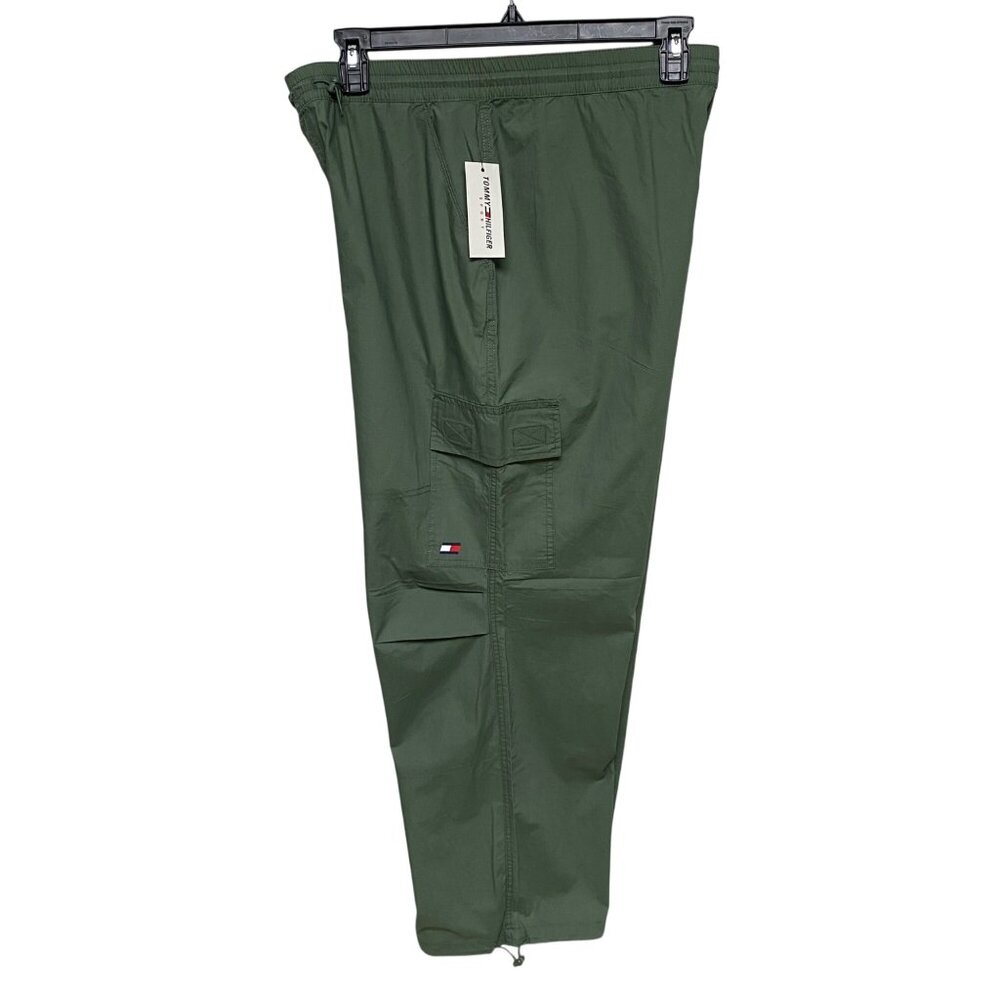 Tommy Hilfiger Green Cargo Pants With Elastic Waist  Womens XL‎ NWT